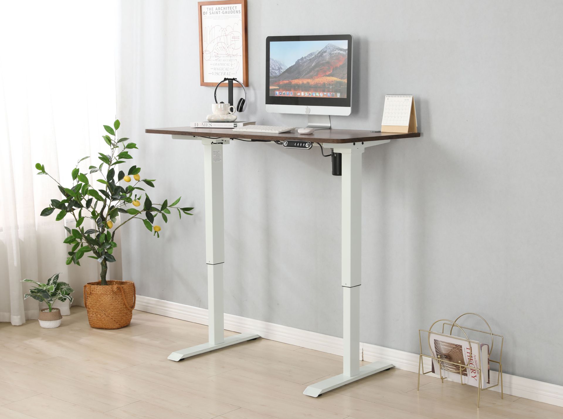 Adjustable Intelligent Standing Electronic Desk for Computer HWD-MX-D02