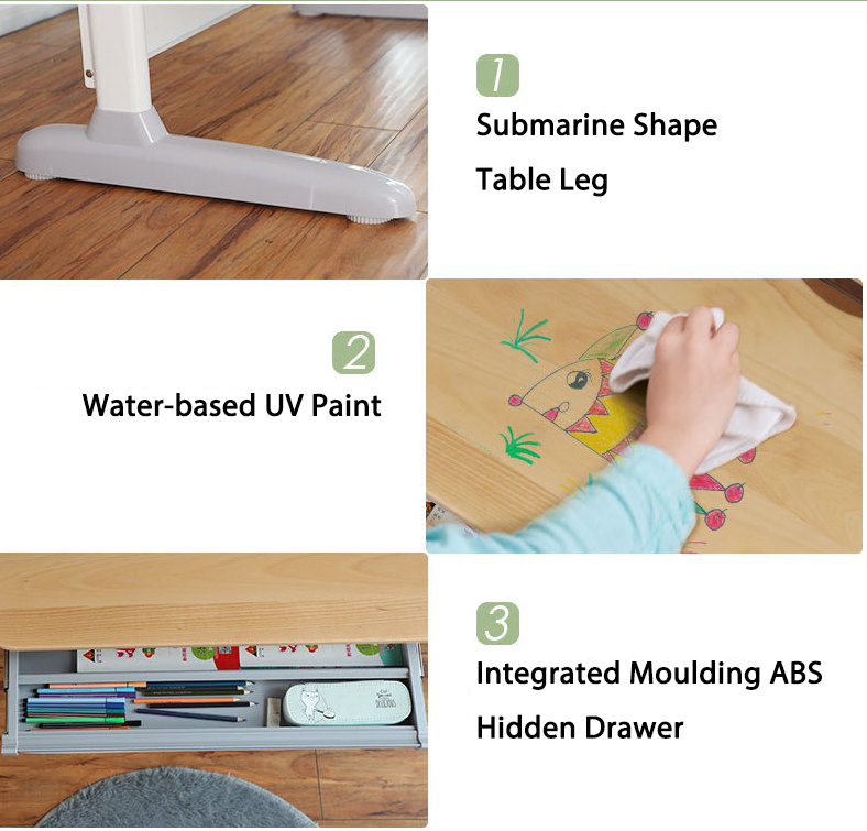 Kids Study Table HWD-AT-312JM 1-3