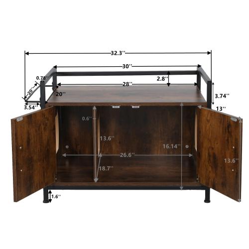 30 Inches Pet Nightstand Pet House HWD-FW01 Sizes