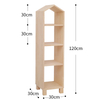 Kids Toy Storage Bookshelf and Cabinet HWD-LS-SJ009