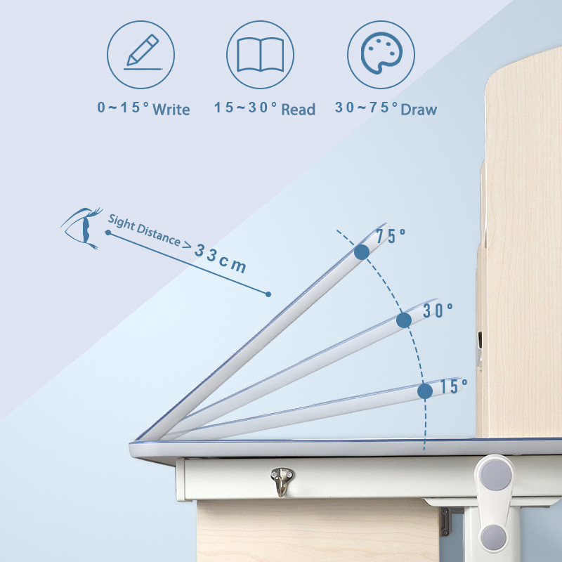 KIDS Study Table HWD-AT-OT512H D1