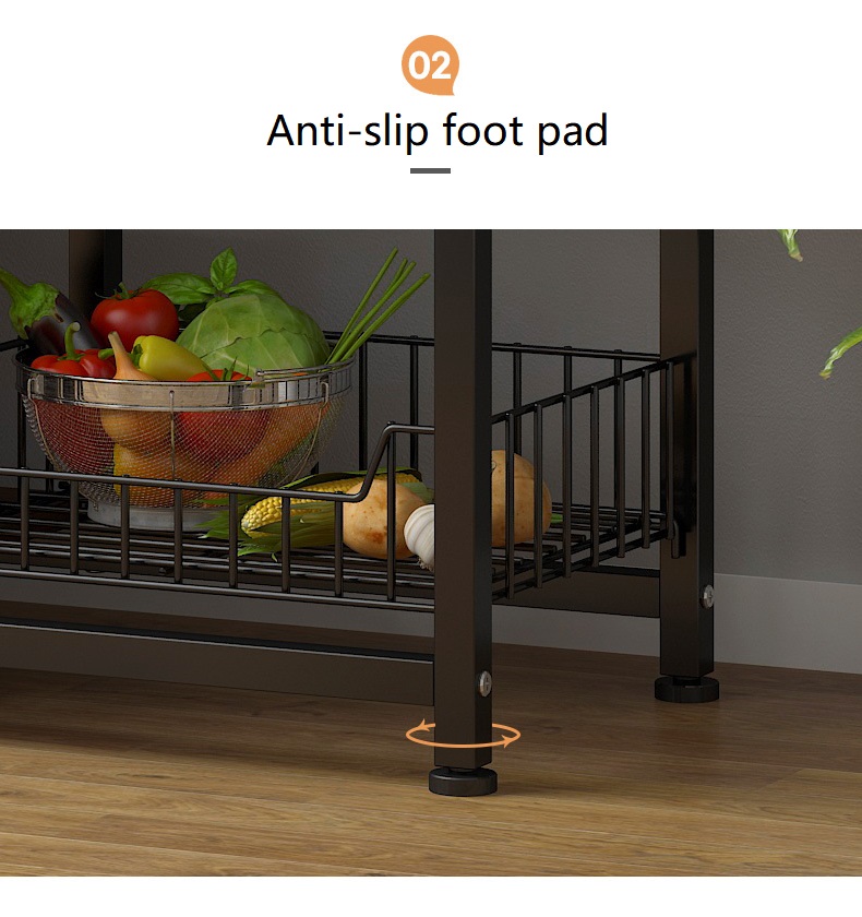 Kitchen storage rack HWD-XBG-ZWJ002 foot pad