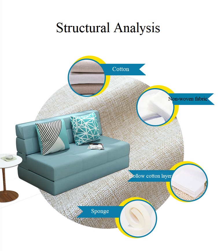 Living room sofa bed folding sofa HWD-MK02 Material