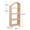 Kids Toy Storage Bookshelf and Cabinet HWD-LS-SJ009