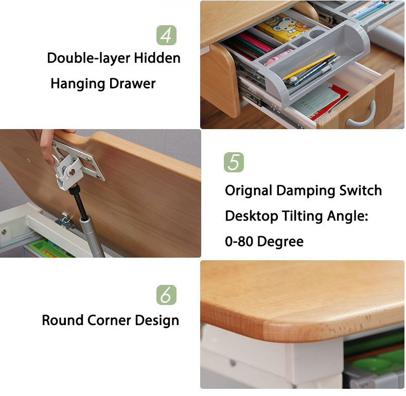 Kids Study Table HWD-AT-312JM 4-6