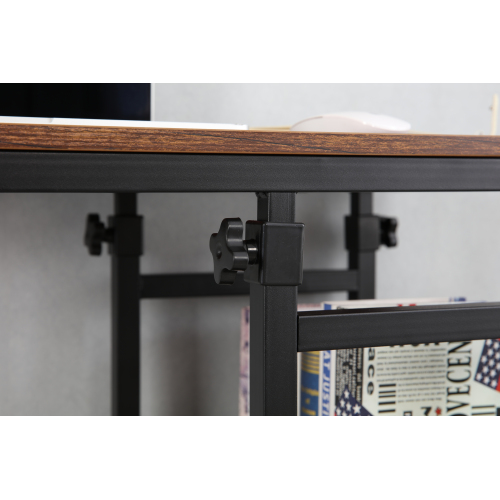 Moveable Height Adjustable Computer Laptop Table with Wheels HWD-FW07 free lifting