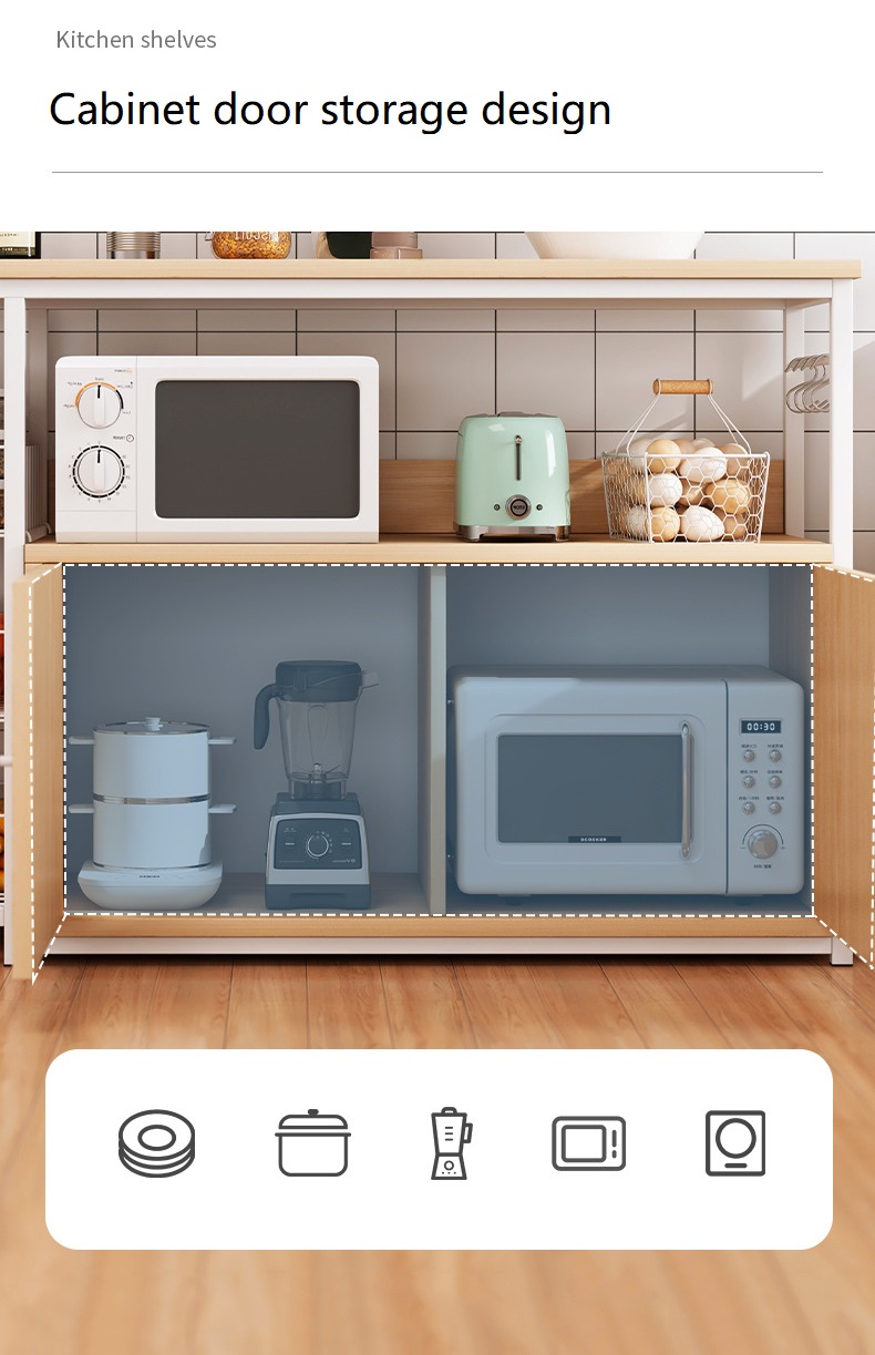 Kitchen Storage Rack HWD-XBG-ZWJ001 Cabinet door storage design
