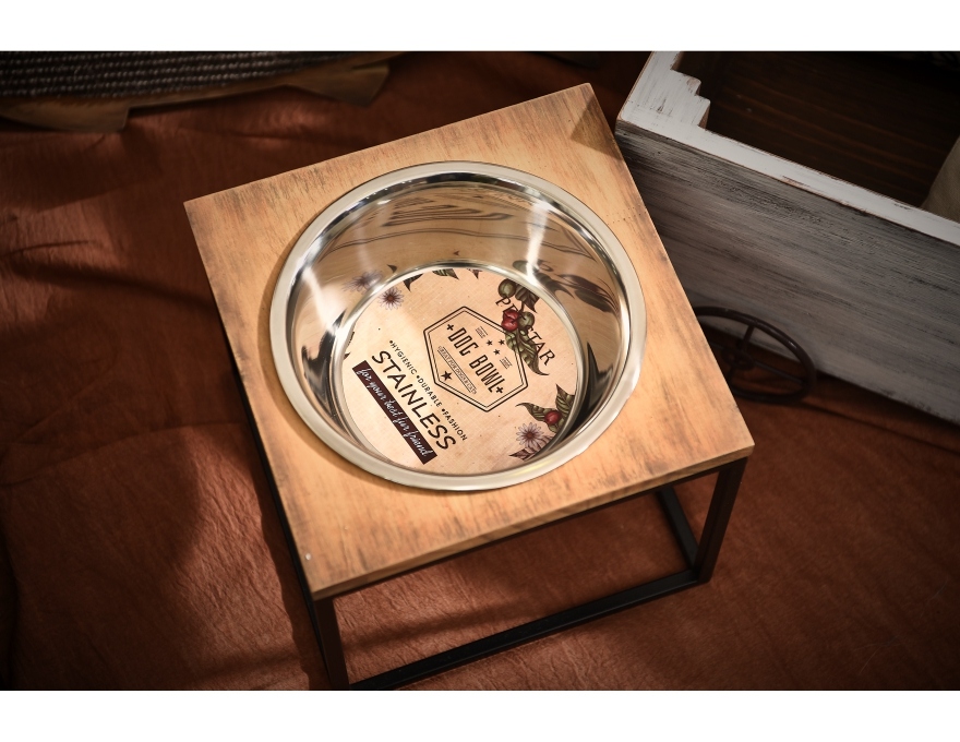 Dog Cat Bowl Pet Feeder HWD-TY02