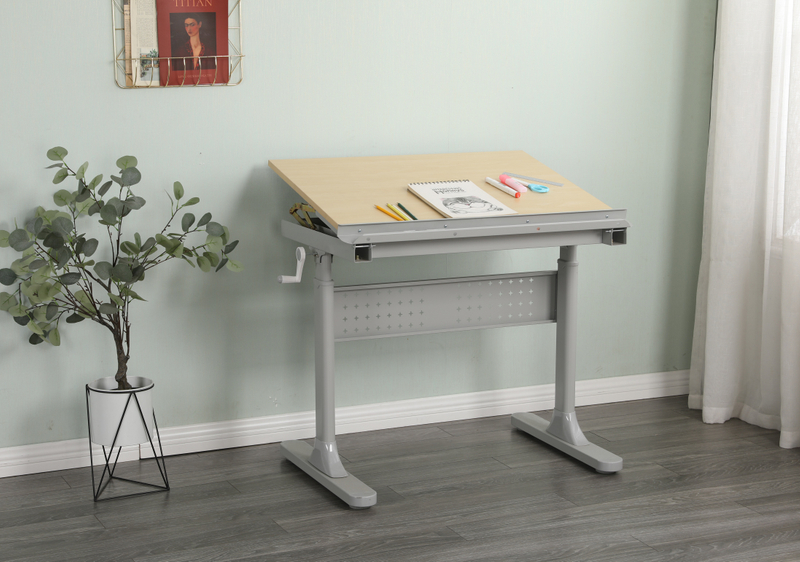 Adjustable Height Wooden Drafting Table Art Craft Table HWD-K036