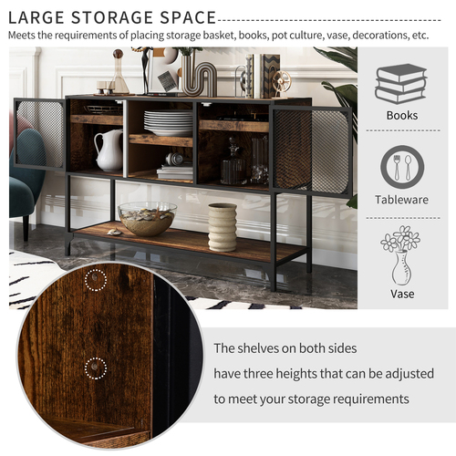 Living Room Wooden Console Tables HWD-TM01 storage