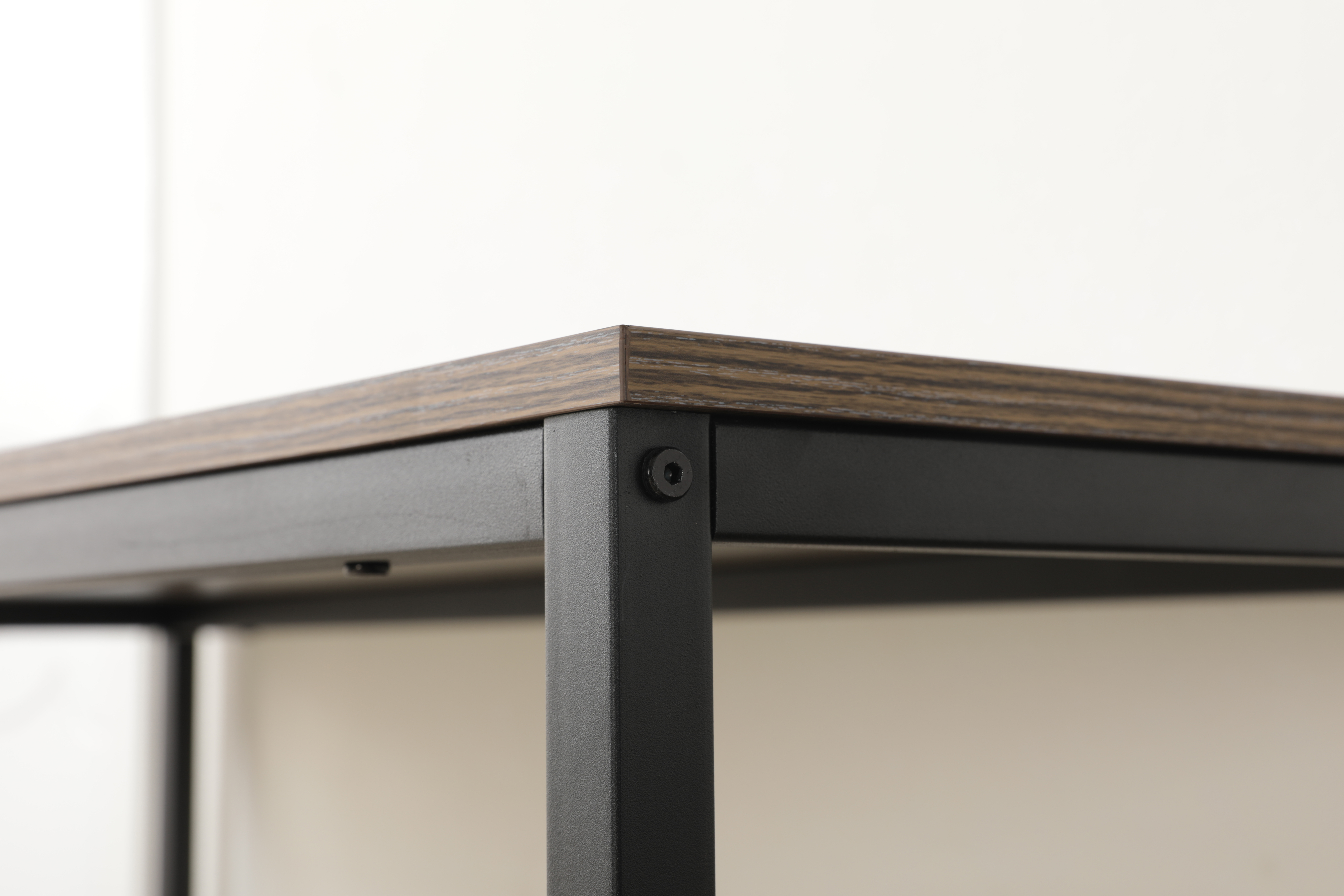 Wooden Standing Computer Table HWD-CRG-003 Steel frame