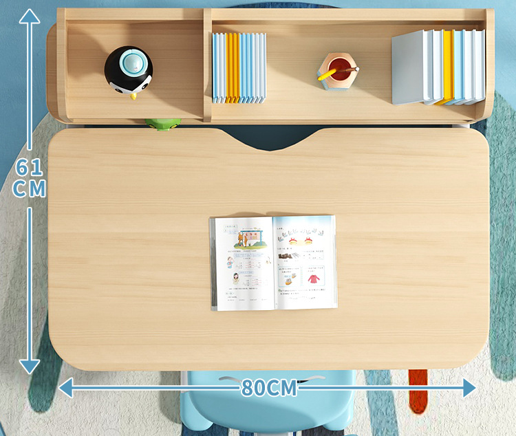Adjustable Kids Study Table and Chair Sets Adjustable Study Kids Table and Chair Sets HWD-DX03 Spacious desktop