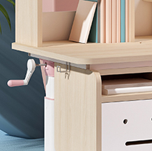 Adjustable Kids Study Table H-DS310 Hooks
