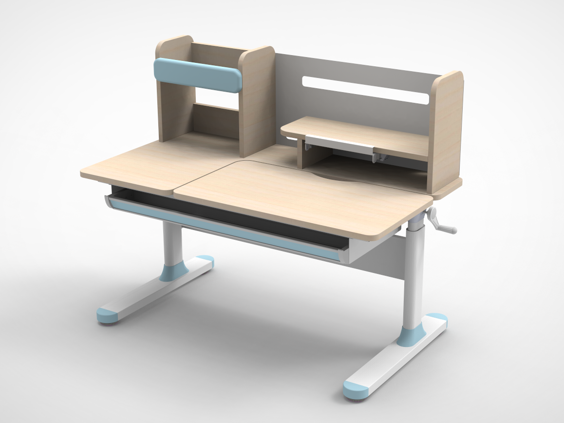 Adjustable Height Kids Study Table DS305 Tilting desktop