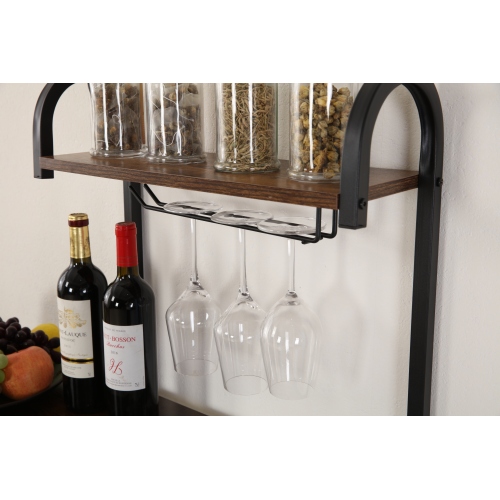 Kitchen Storage Rack Dining Trolley Cart H-FW05 Wine rack