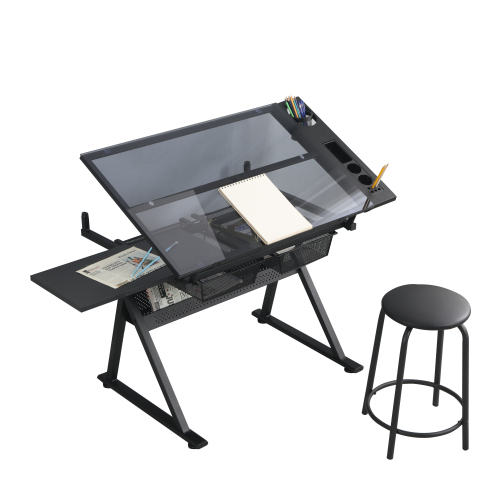 Glass Drafting Table HWD-K027