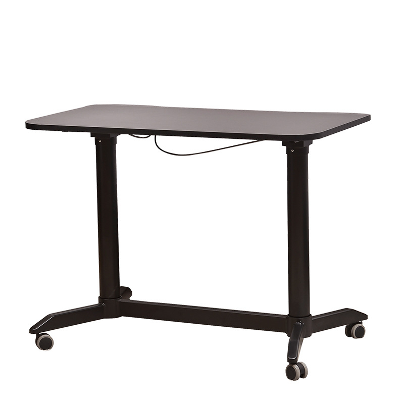 Nice Quality Sit-stand Height Adjustable Smart Desktop Pneumatic Workstation Gas Spring Modern Stand Desk HWD-ZL032