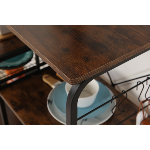 Kitchen Storage Rack Dining Trolley Cart H-FW05 15mmPB