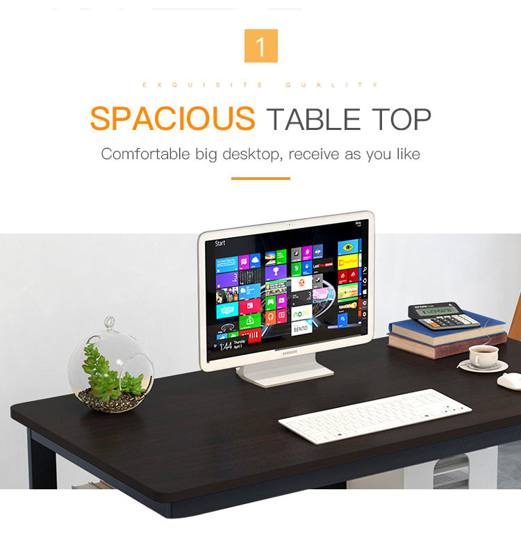 Steel wood computer desk HWD-ZT04 DESKTOP