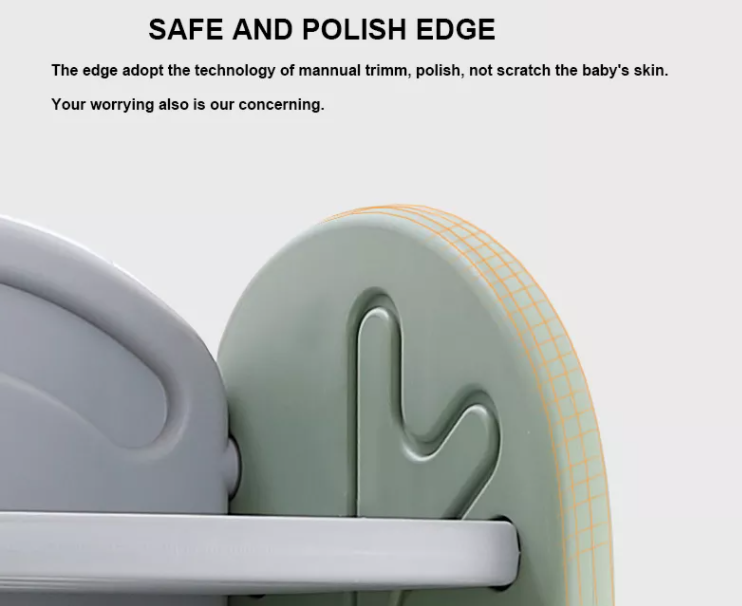 Kids Toy Storage Organizer with Bookshelf HWD-XXSG02 PE round edge