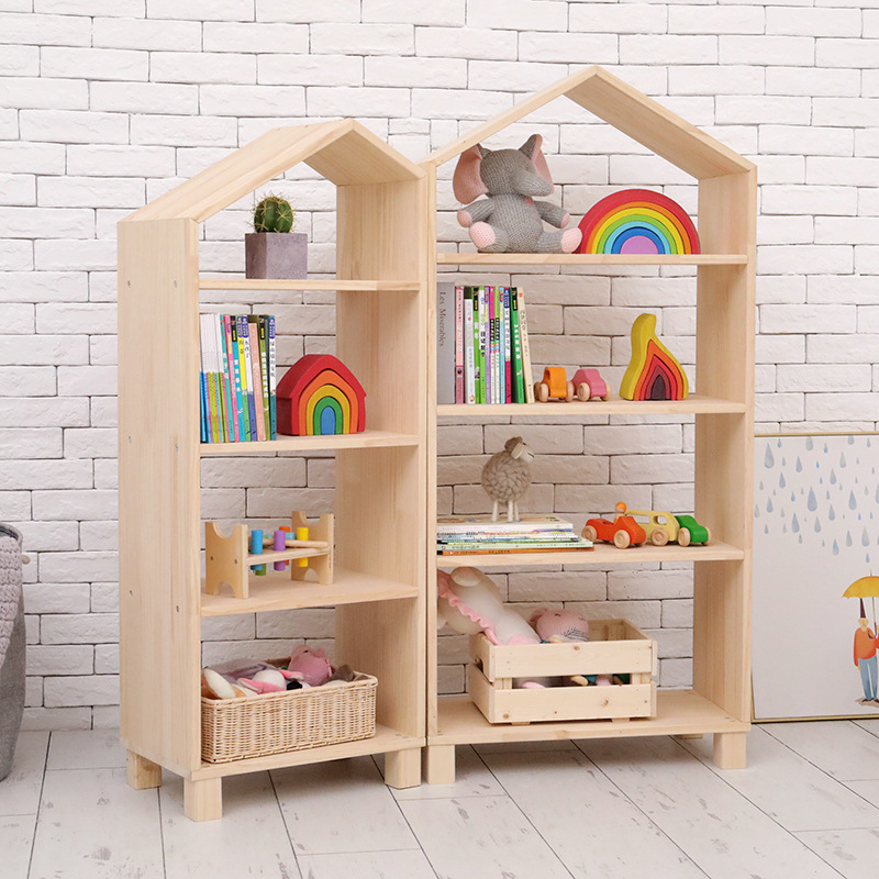 Kids Toy Storage Bookshelf and Cabinet HWD-LS-SJ009