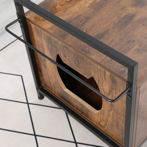 30 Inches Pet Nightstand Pet House HWD-FW01 Iron rack handle