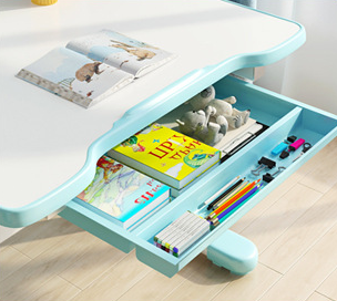 Adjustable Kids Table and Chair Sets H-DX02 Drawer