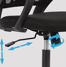 Upgrade Home Office Chair Ergonomic Mesh Chair HWD-ZC04 Tension control