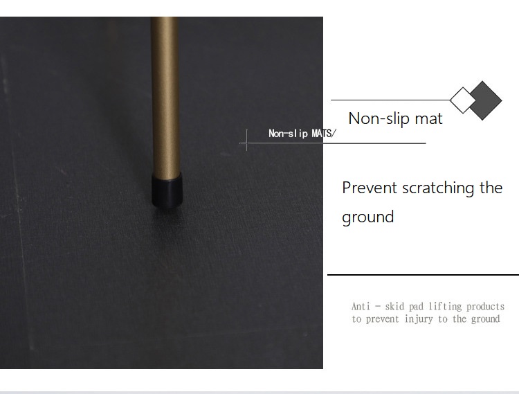 Metal Side Table Storage Coffee End Tables HWD-MH03 Non-slip mat