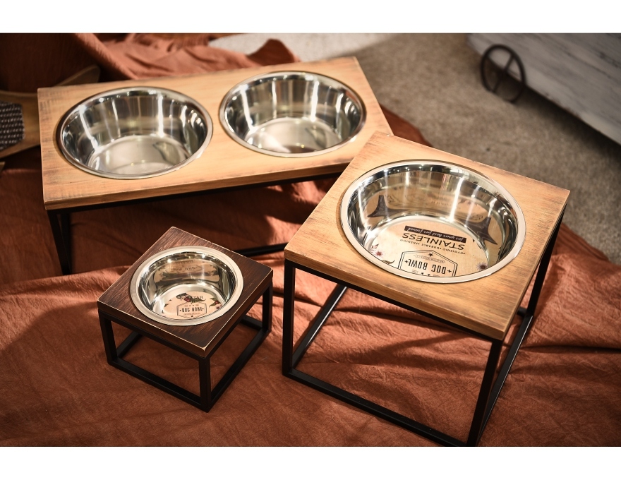 Dog Cat Bowl Pet Feeder HWD-TY02